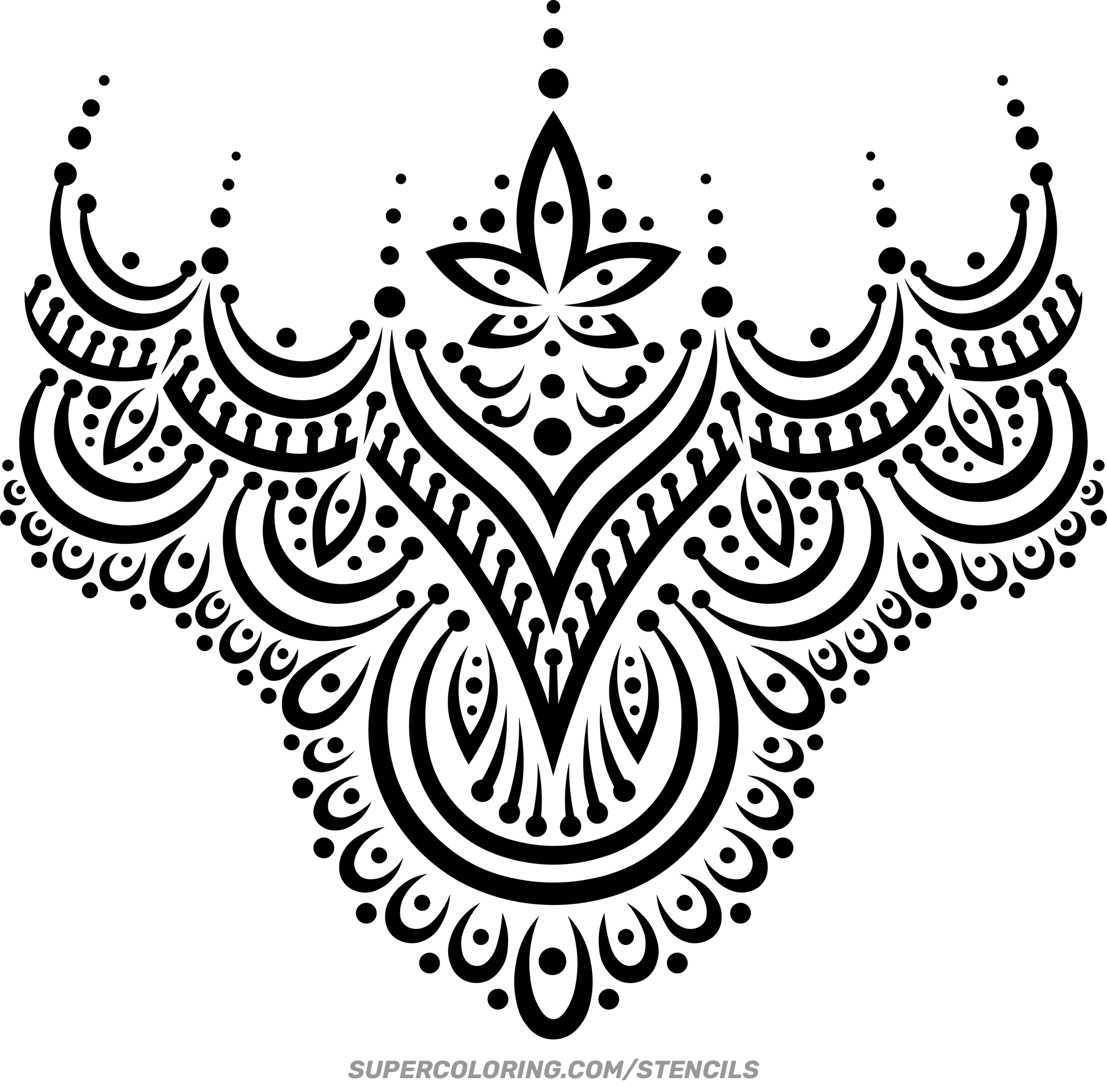 free printable henna patterns