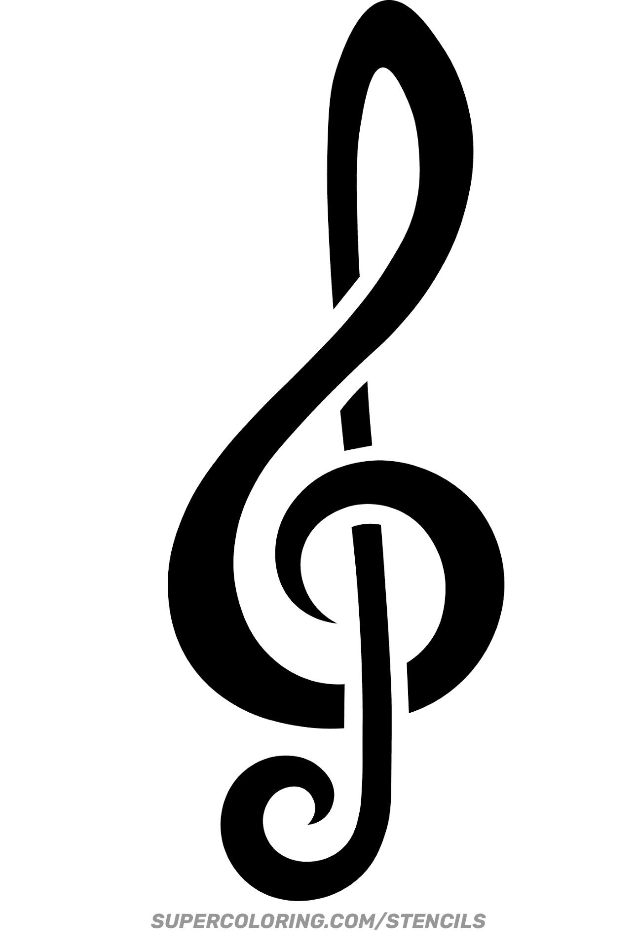 music note stencils printable