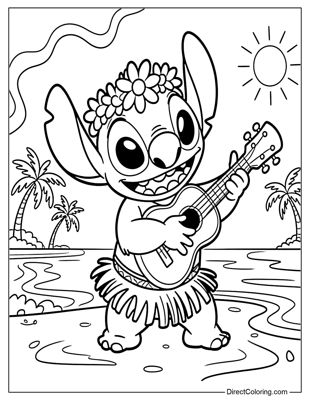 Stitch Coloring Pages