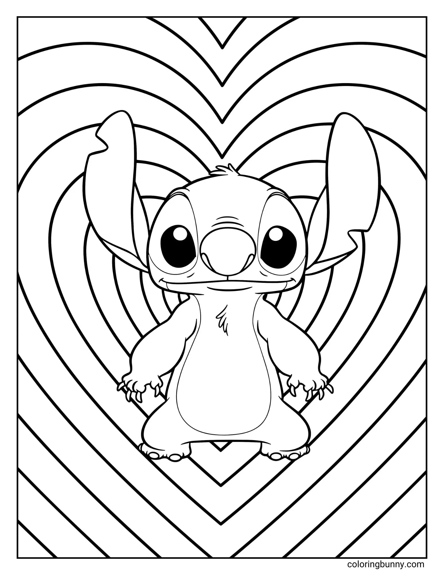 Stitch Coloring Pages