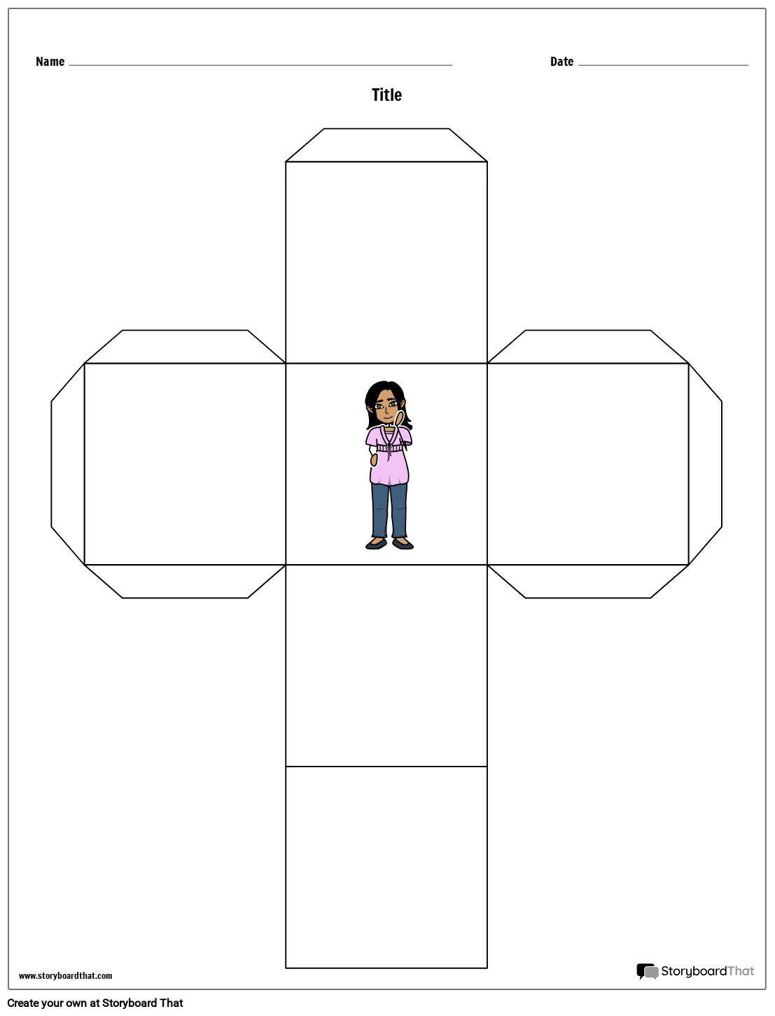 Story Cube Worksheets