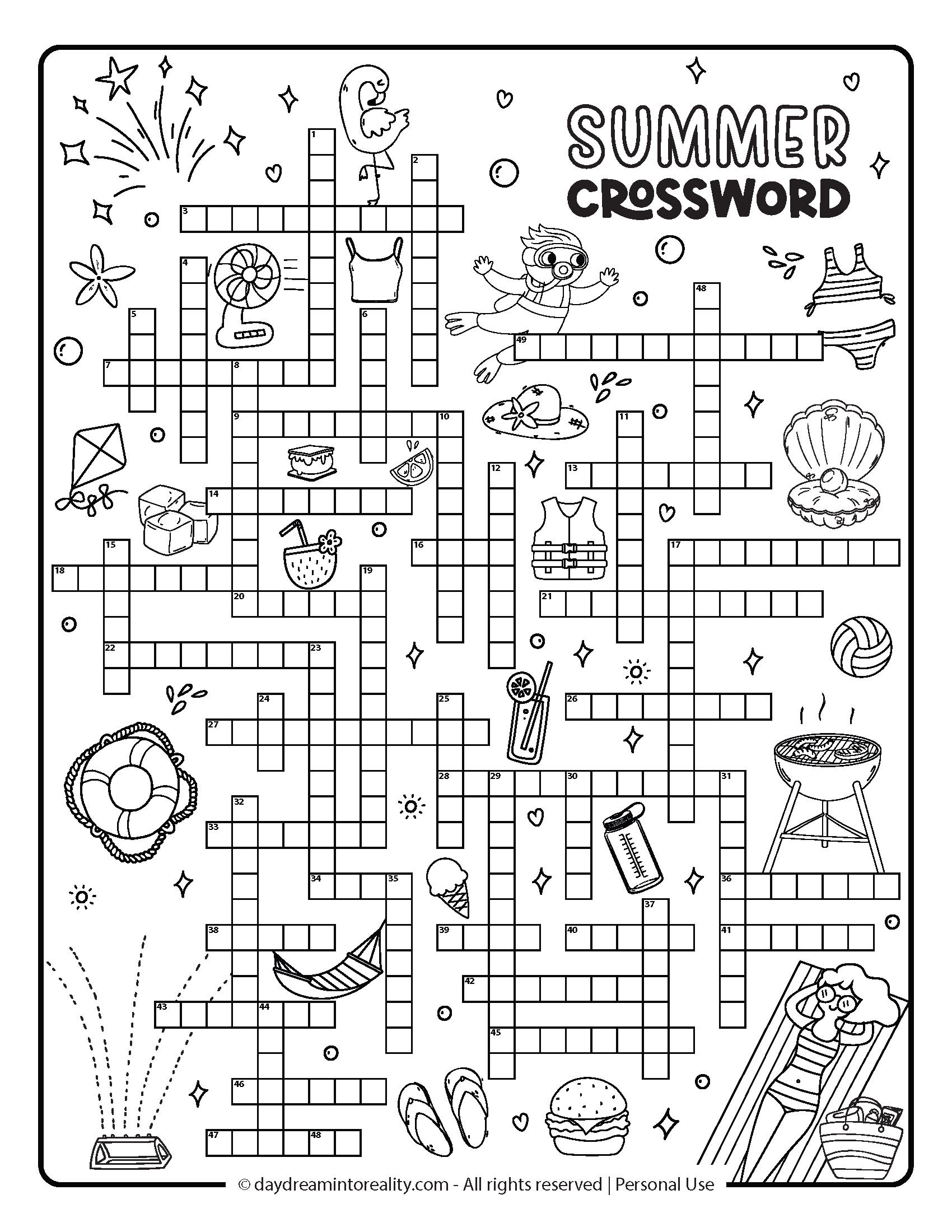 Summer Crossword Pages
