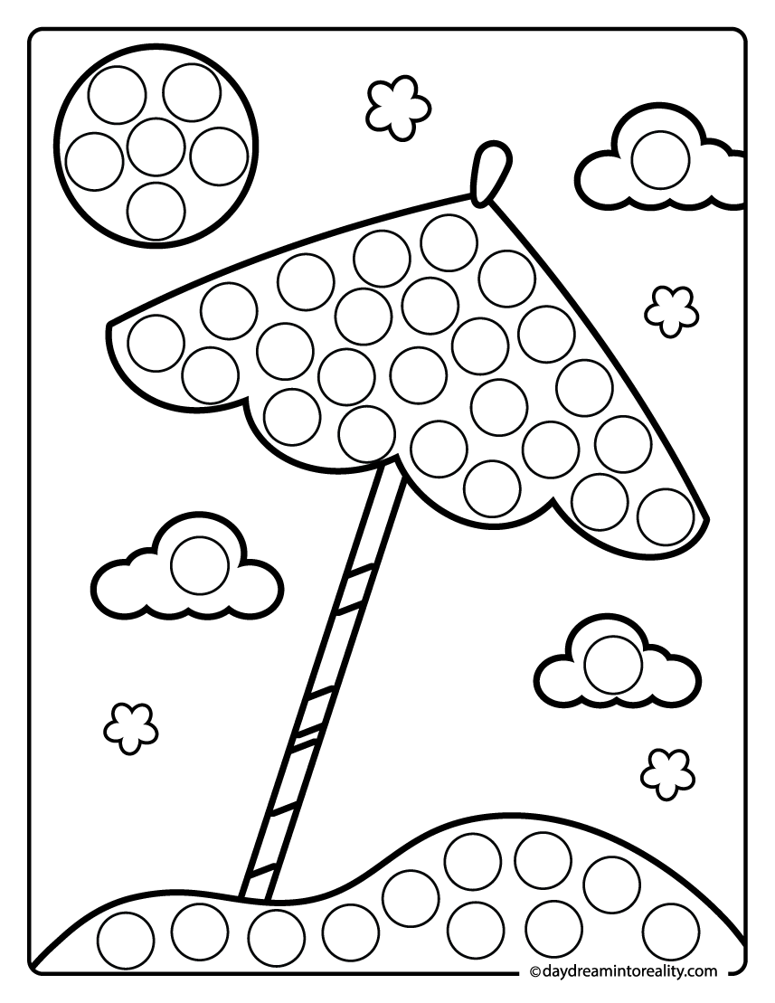 Summer Dot Marker Pages