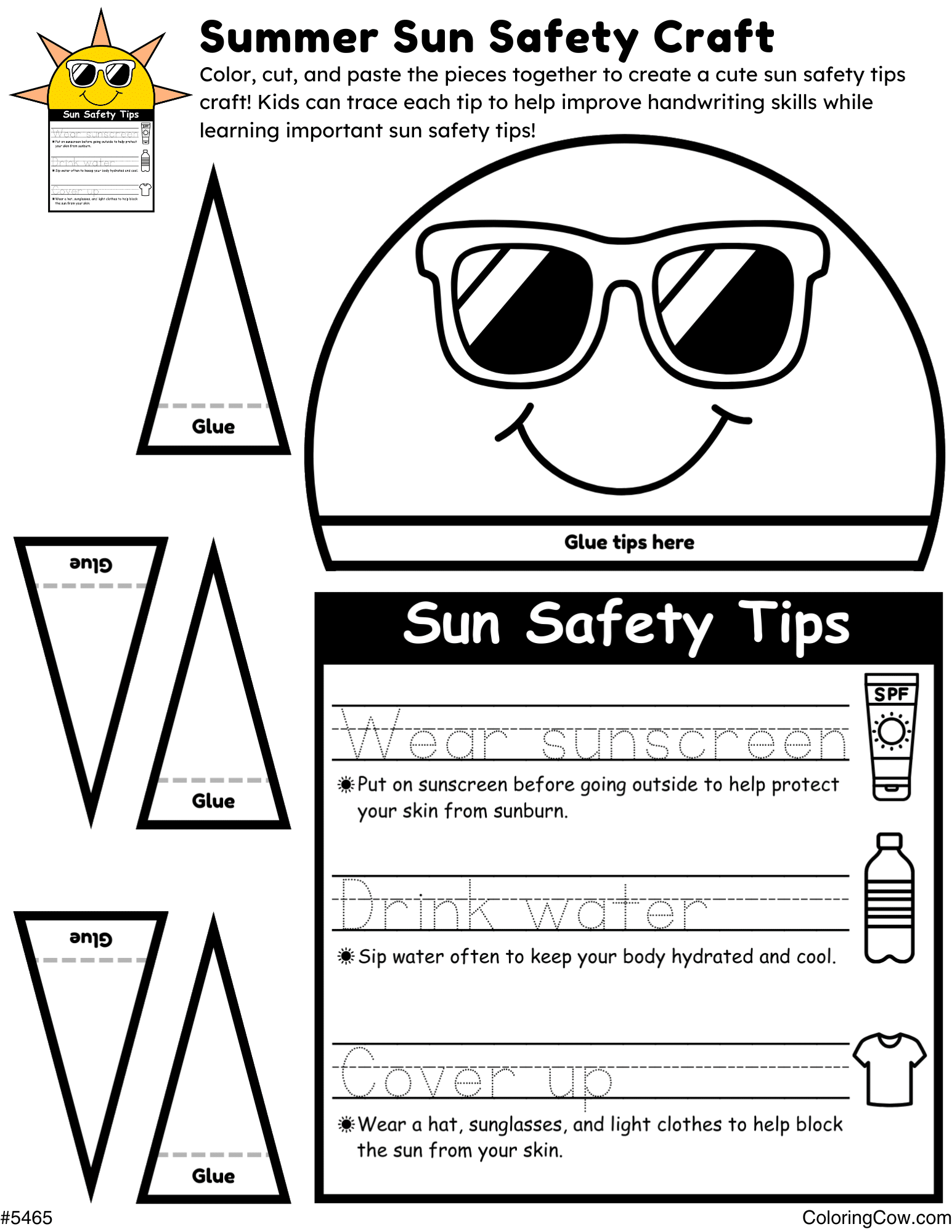 Summer Sun Safety Craft
