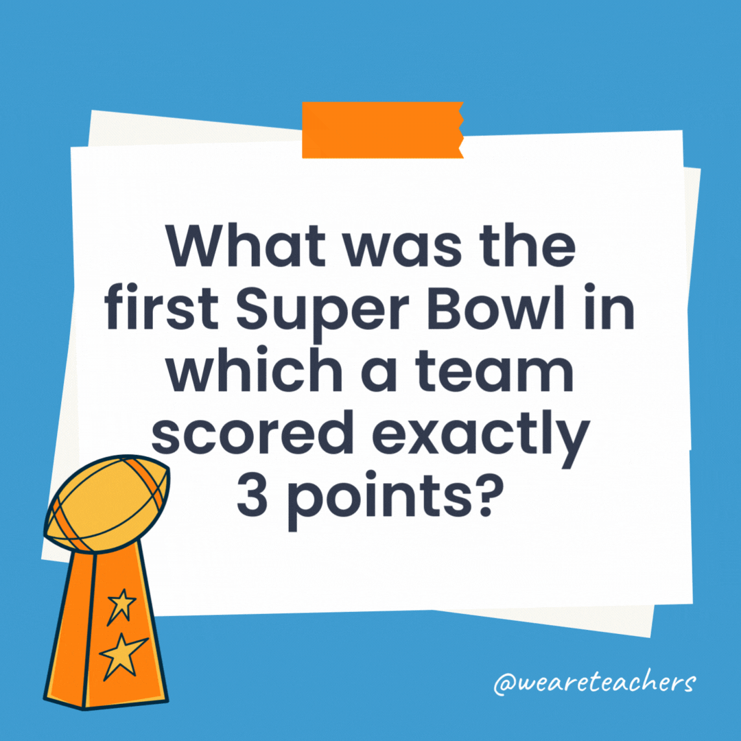 Super Bowl Trivia