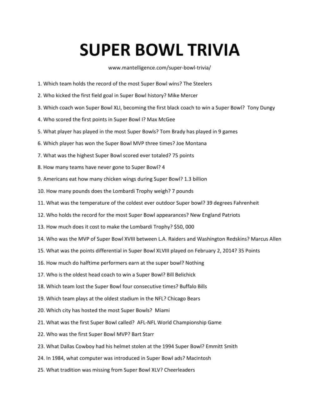 super bowl commercial trivia questions and answers printable