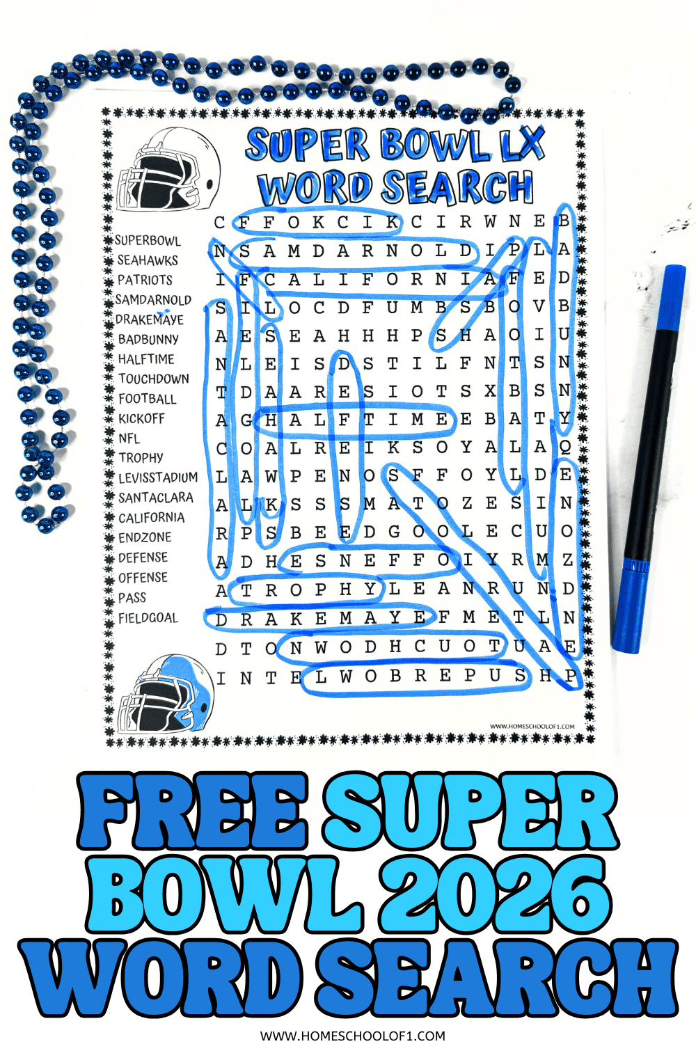 Super Bowl Word Search Super Bowl Word Search