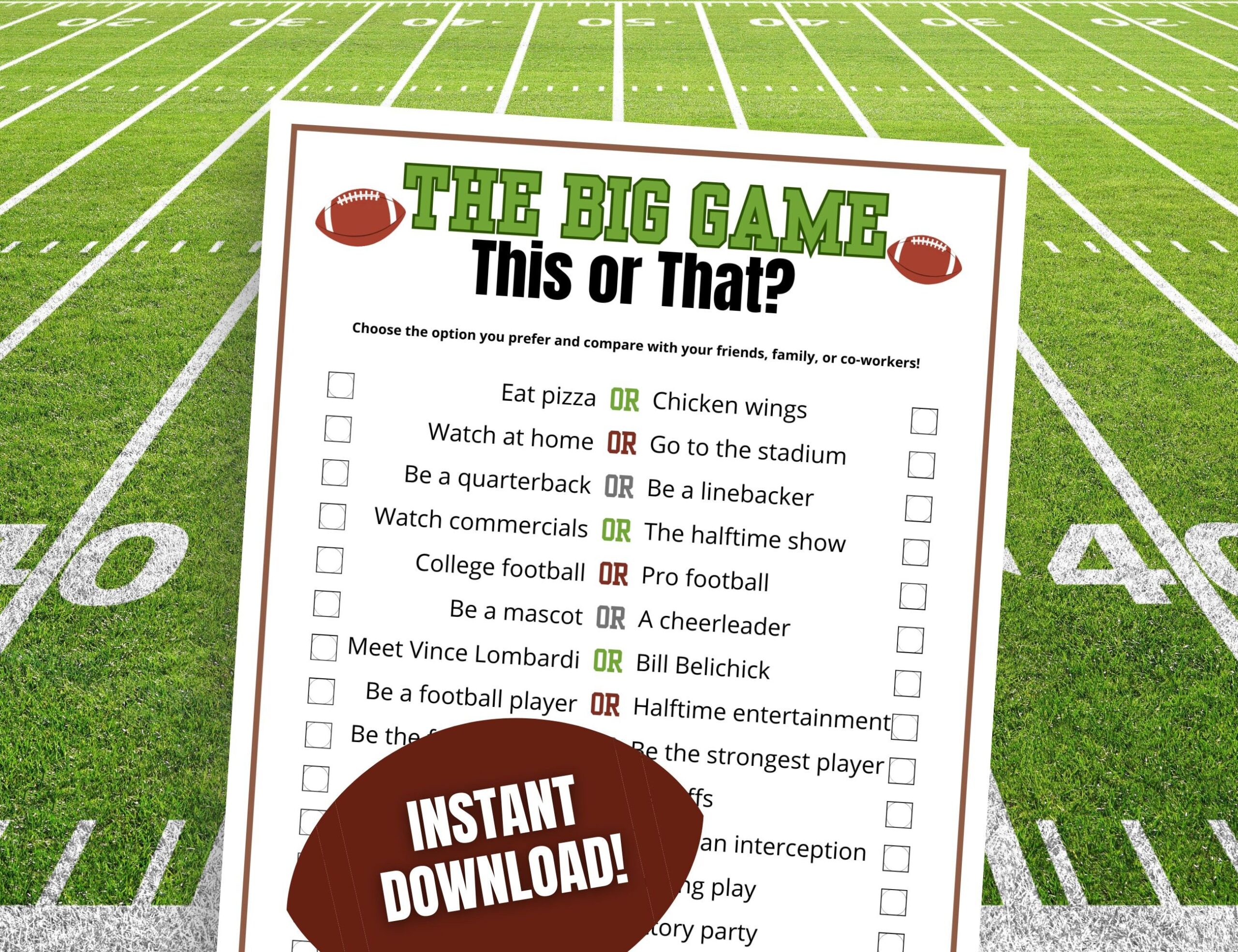 printable super bowl guessing game