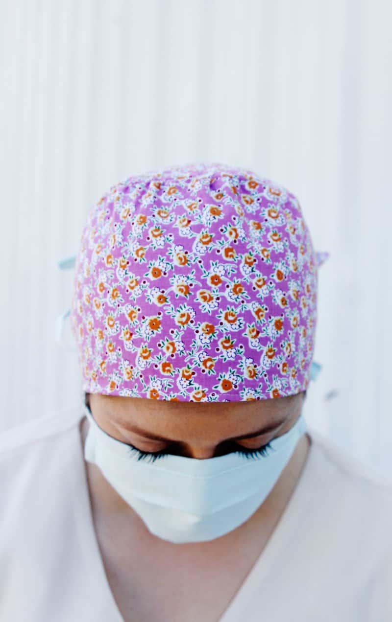 free printable scrub hat patterns