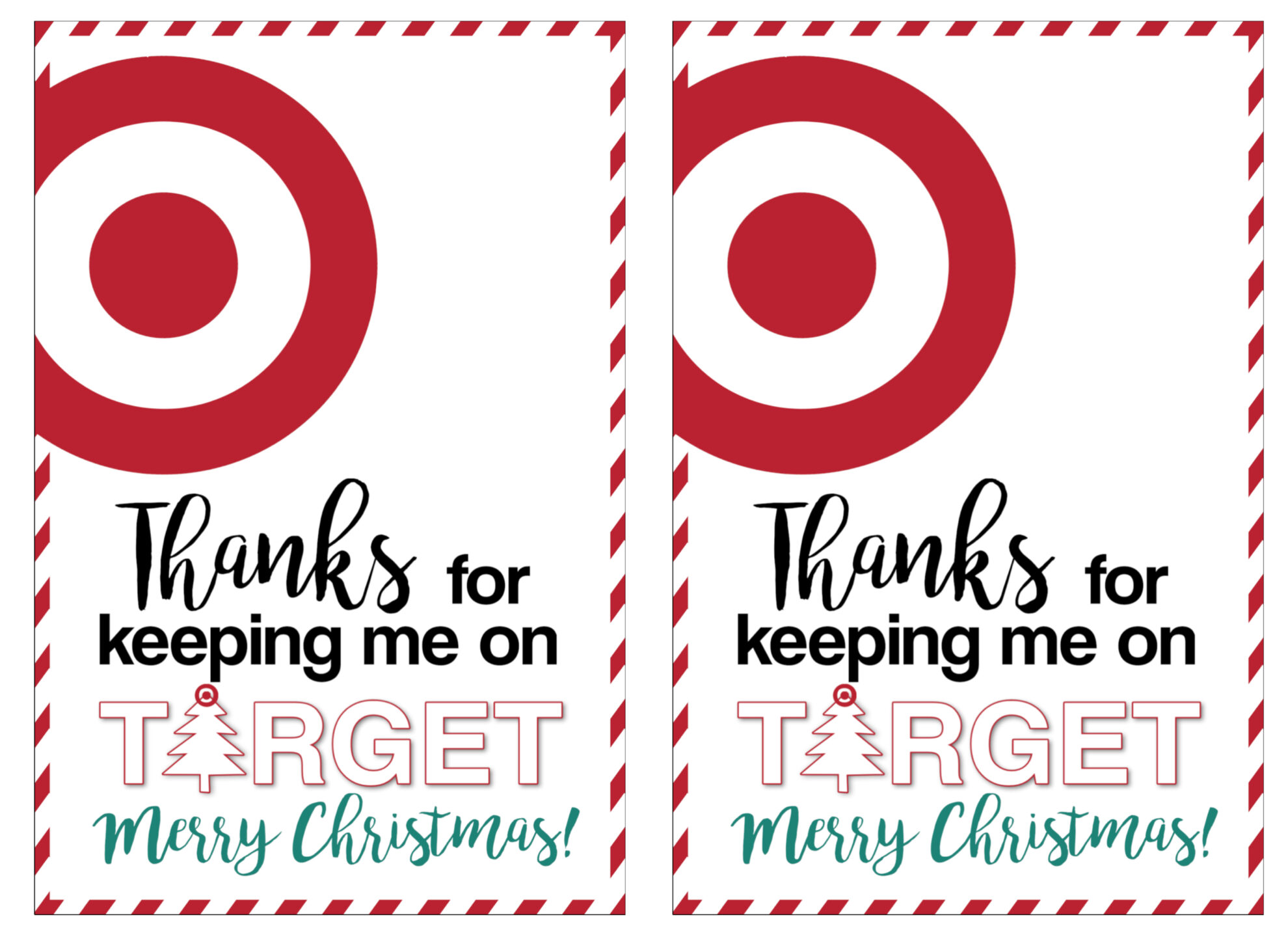 free printable teacher christmas card