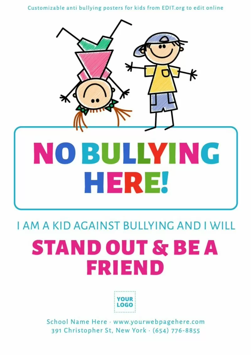 Templates Anti Bullying Posters