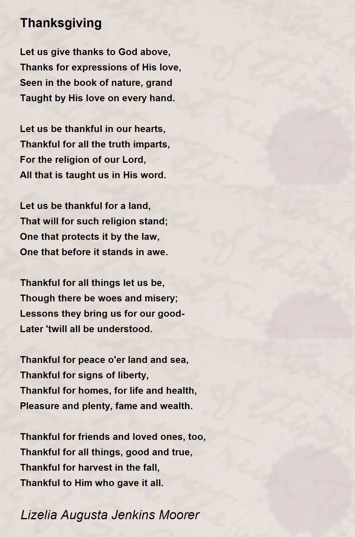 thanksgiving poems for church thanksgiving poems for church