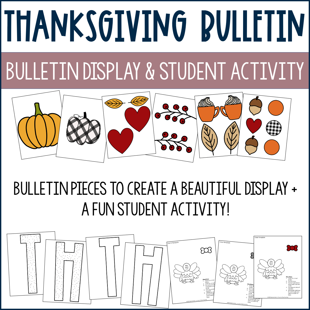 Thanksgiving Bulletin Board Kit