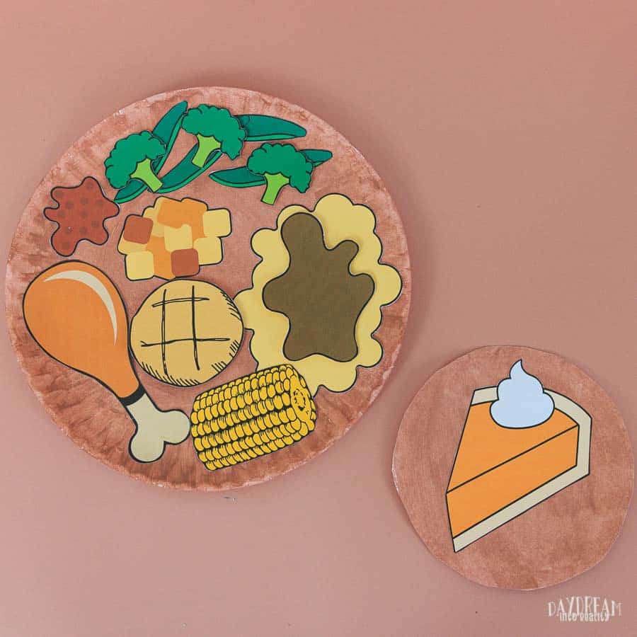 Thanksgiving Dinner Paper Plate Craft