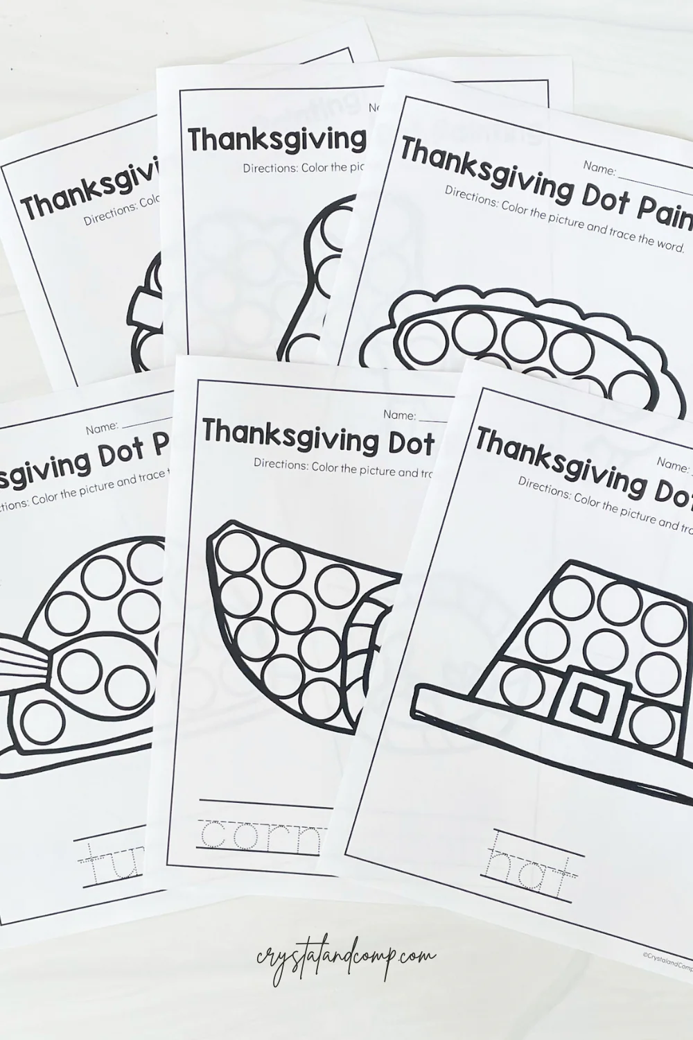 Thanksgiving Do A Dot Printables