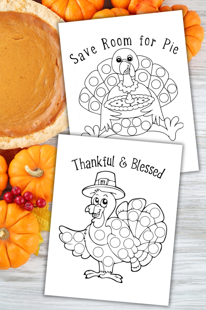 Thanksgiving Dot Marker Printables
