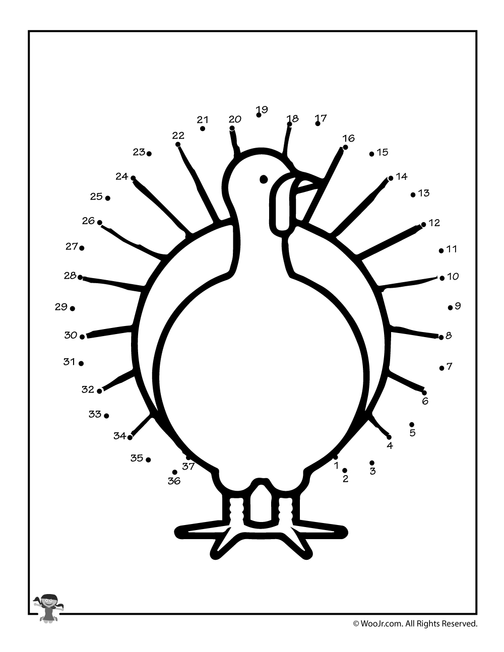 Thanksgiving Dot To Dots Printable
