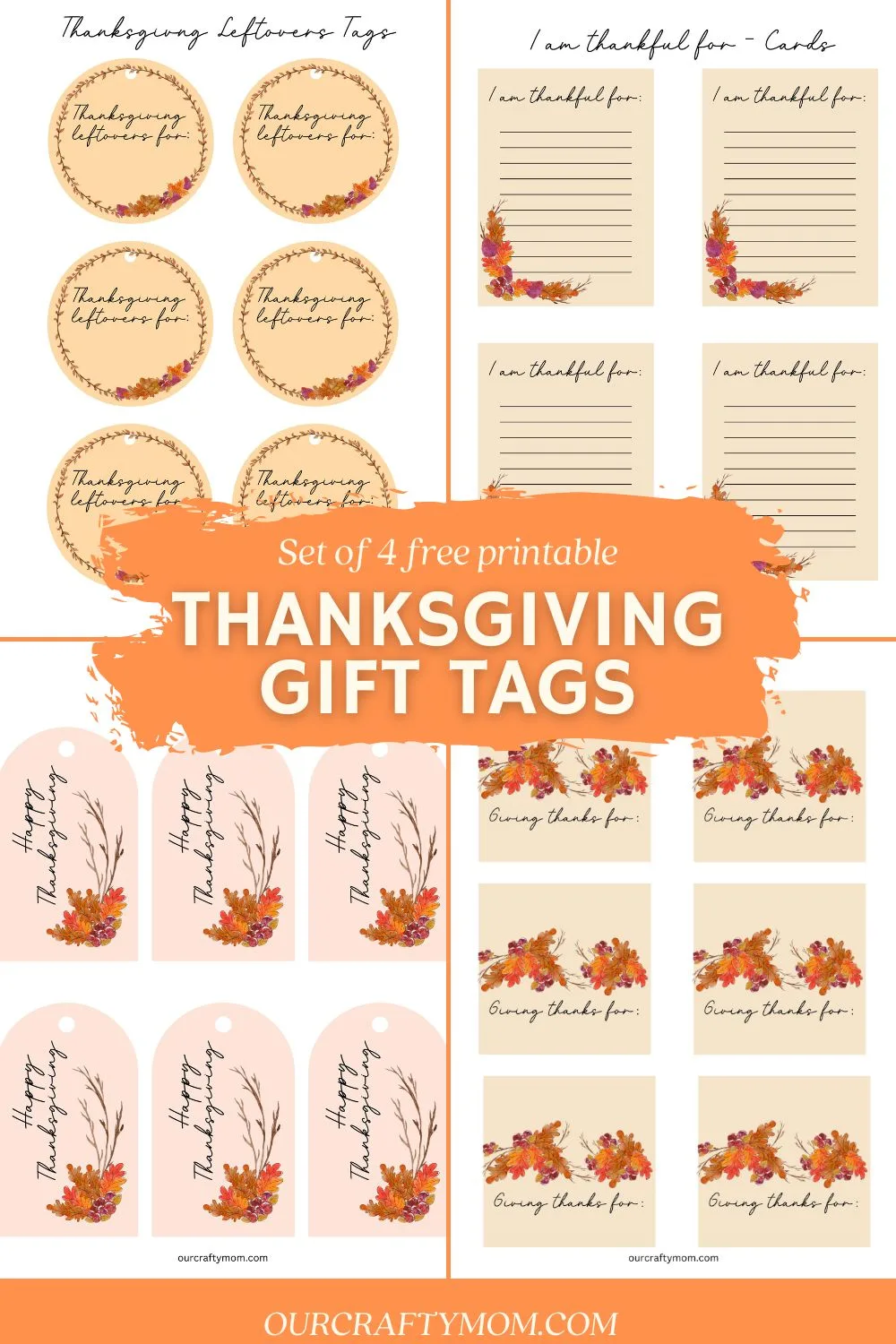 Thanksgiving Gift Tags
