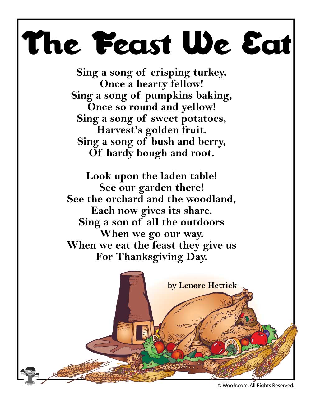 Thanksgiving Kids Poems