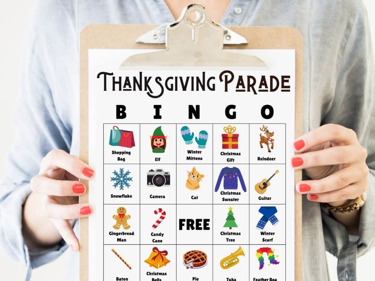 Thanksgiving Parade Bingo