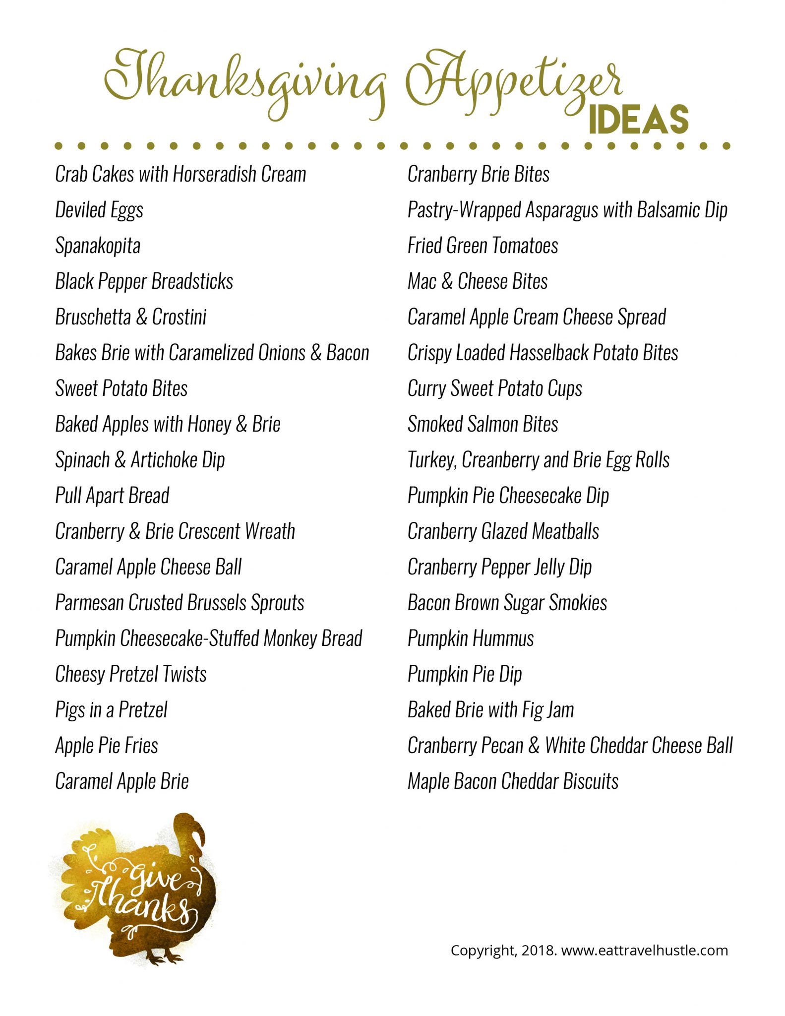 Thanksgiving Planner Printables Digital