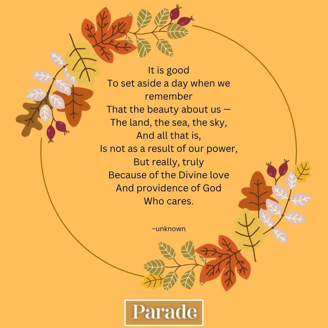 Thanksgiving Poems