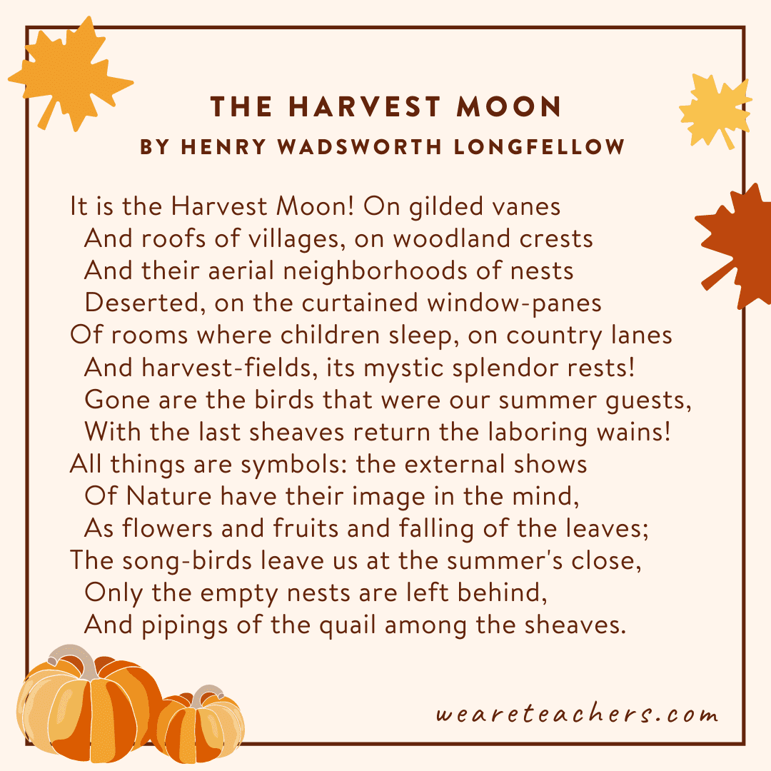 Thanksgiving Poems For Kids