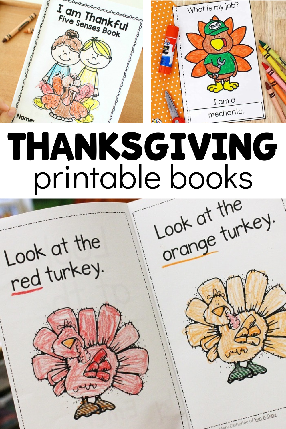 Thanksgiving Printable Books