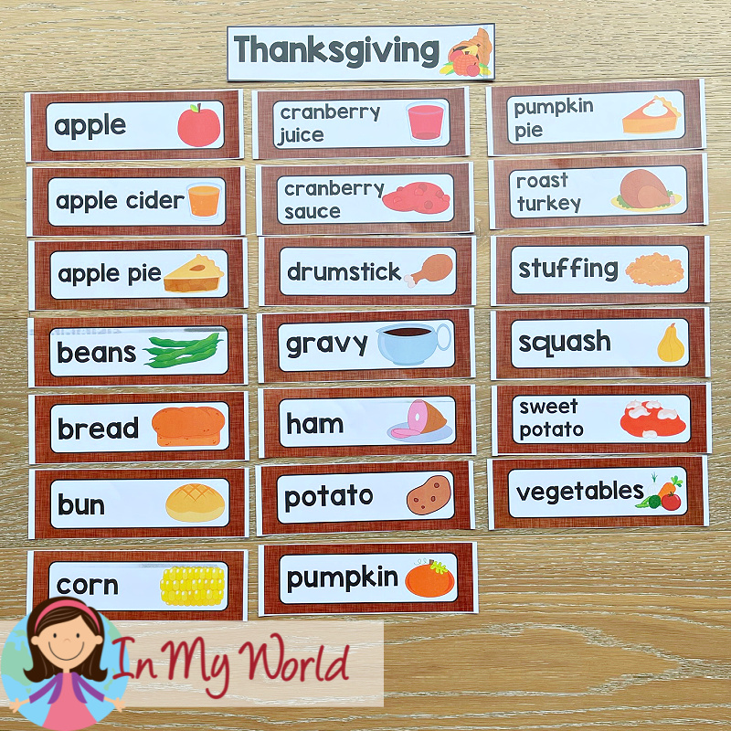 Thanksgiving Word Wall