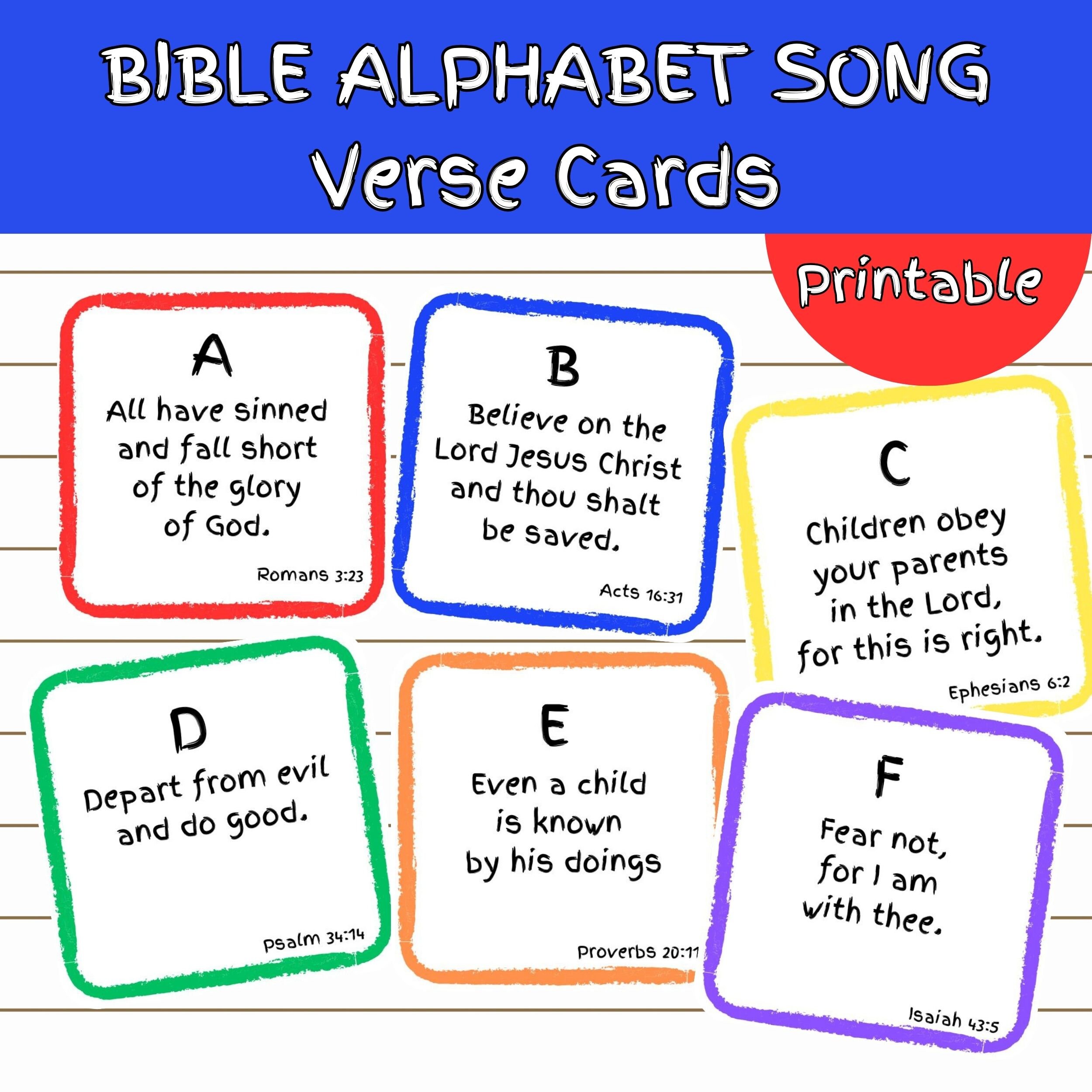 free printable childrens bible songs