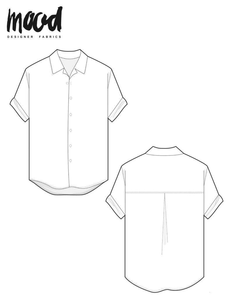 The Carya Shirt Free Unisex Sewing Pattern 2