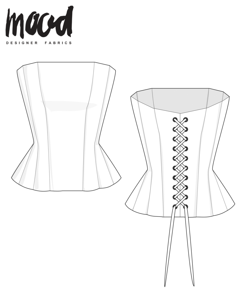 The Cerise Corset Free Sewing Pattern