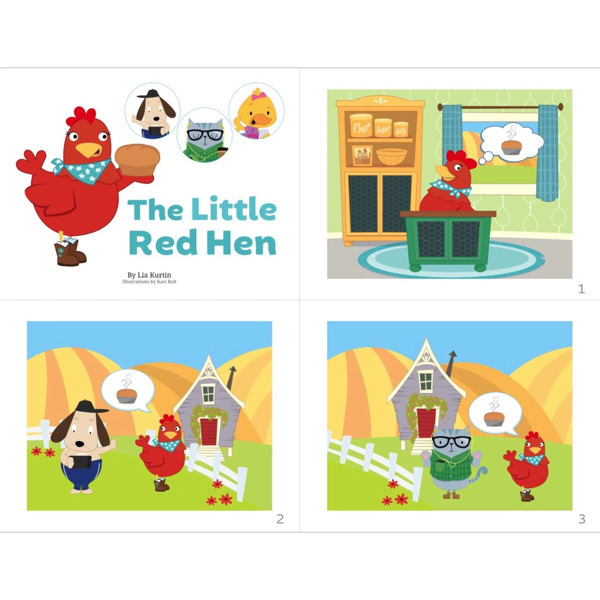 The Little Red Hen Wordless Book And Activities The Little Red Hen Wordless Book And Activities