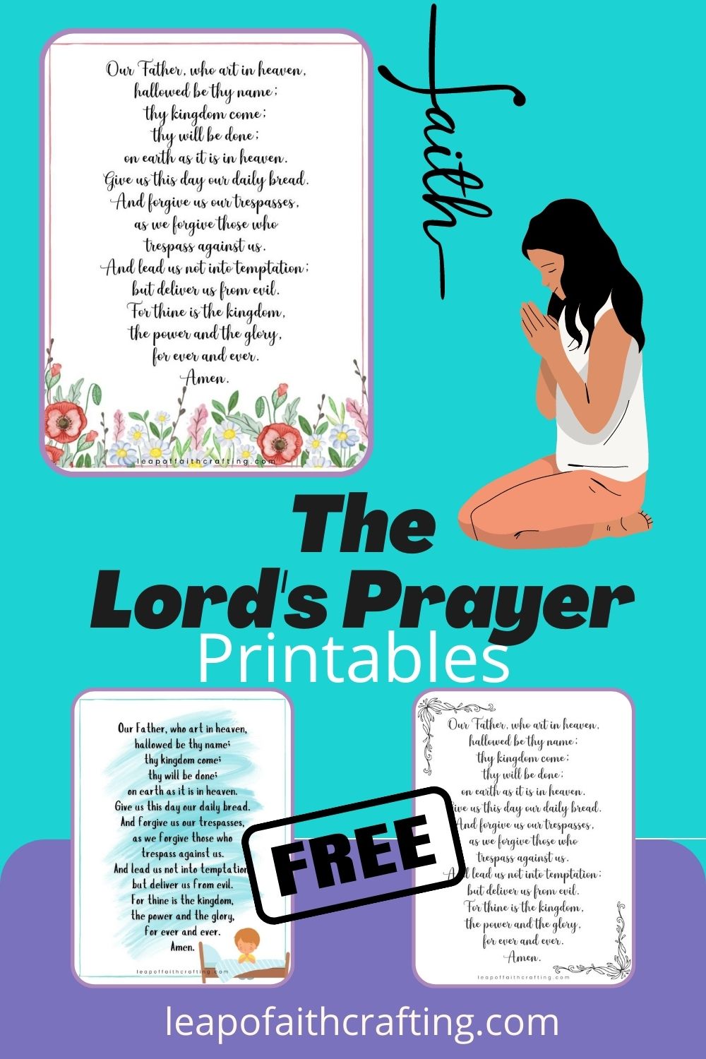 The Lords Prayer Printable Pdf