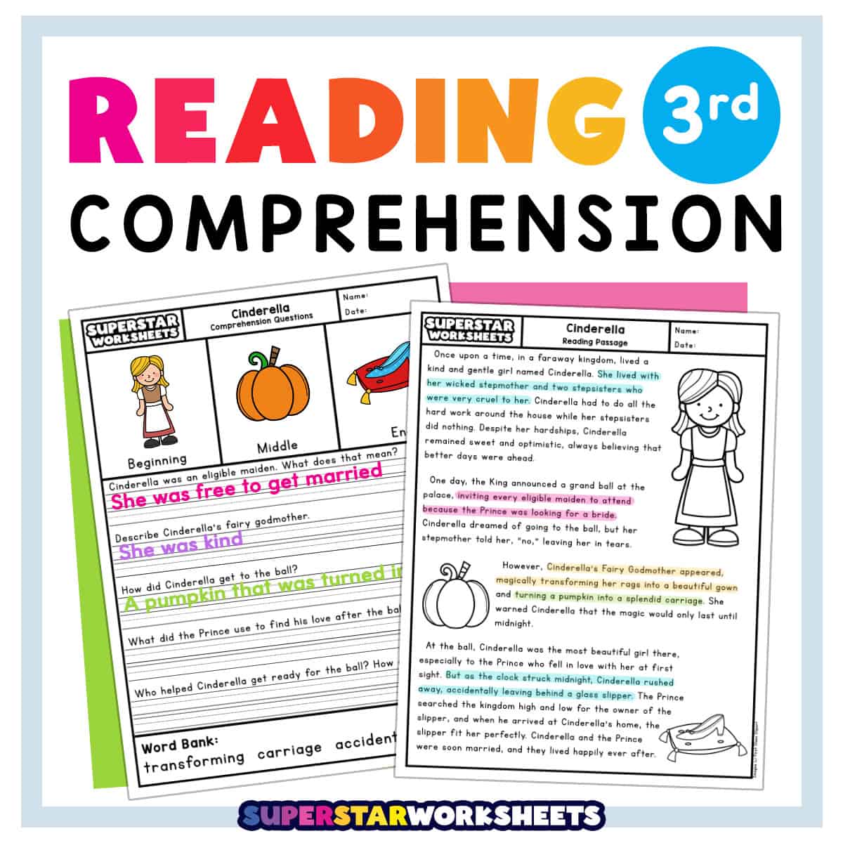 Third Grade Reading Comprehension