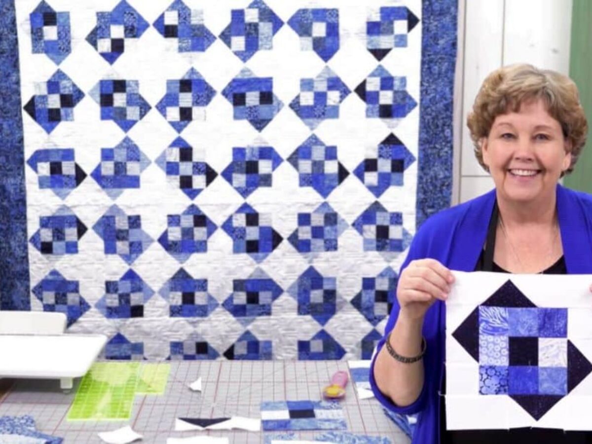 Tilted Nine Patch Quilt With Jenny Doan