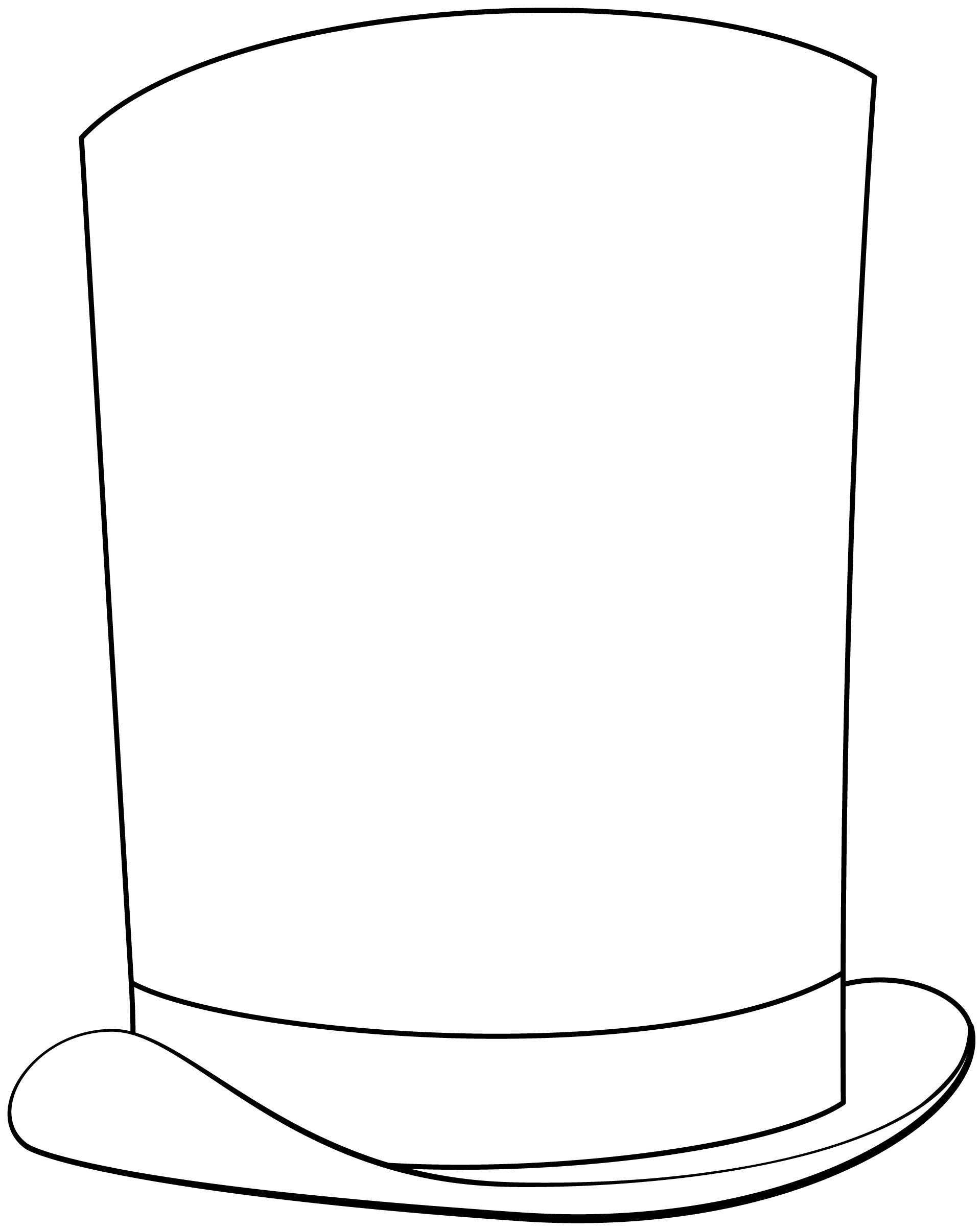 Top Hat Printable Template