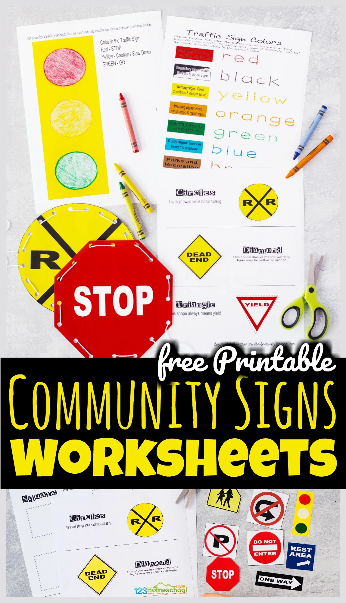 Traffic Signs Free Preschool Pack 18
