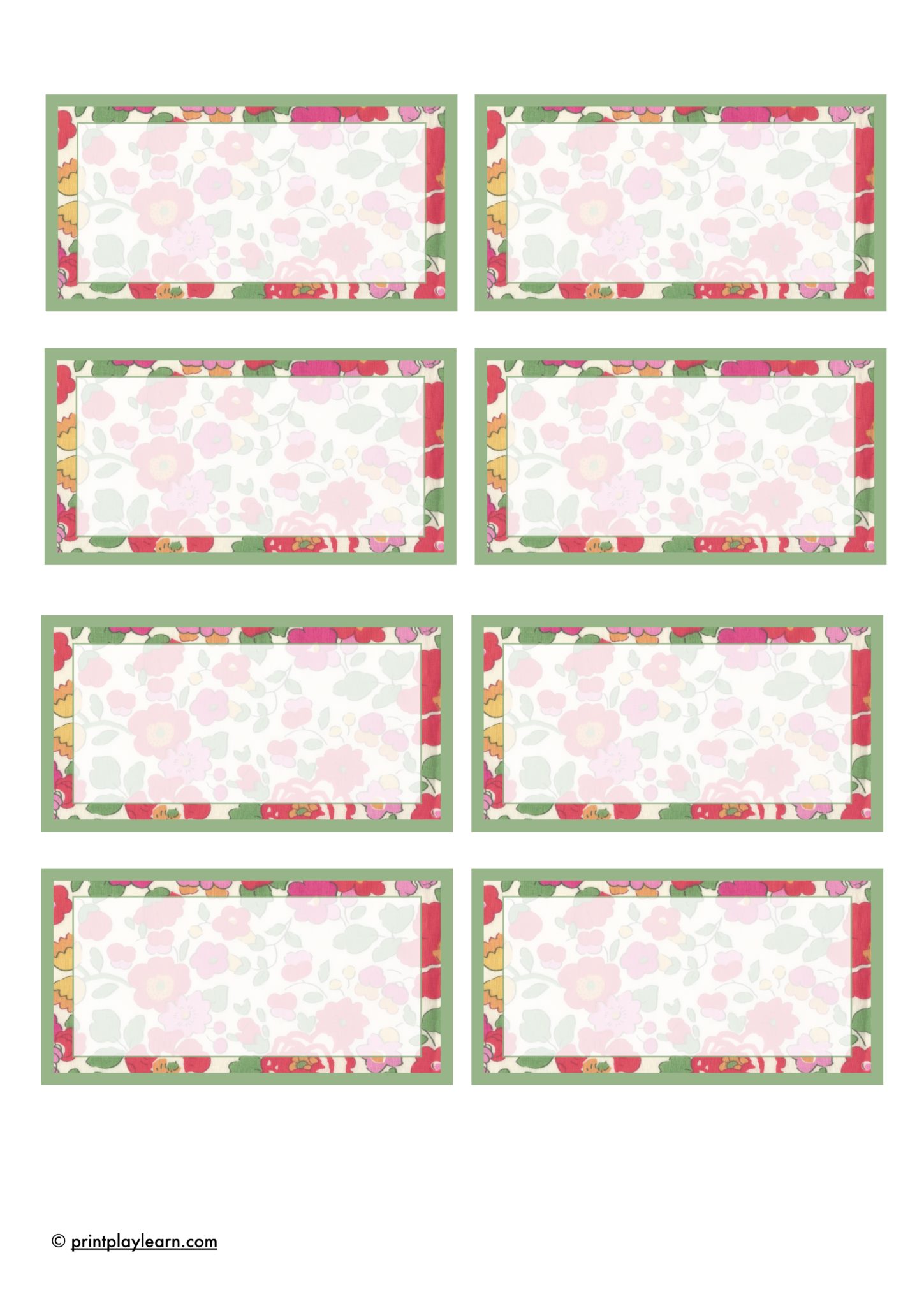 Tray Labels