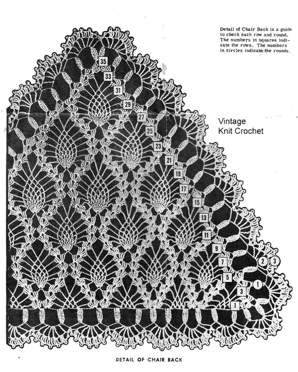 Triangle Crochet Pineapple Chair Set Laura Wheeler 937