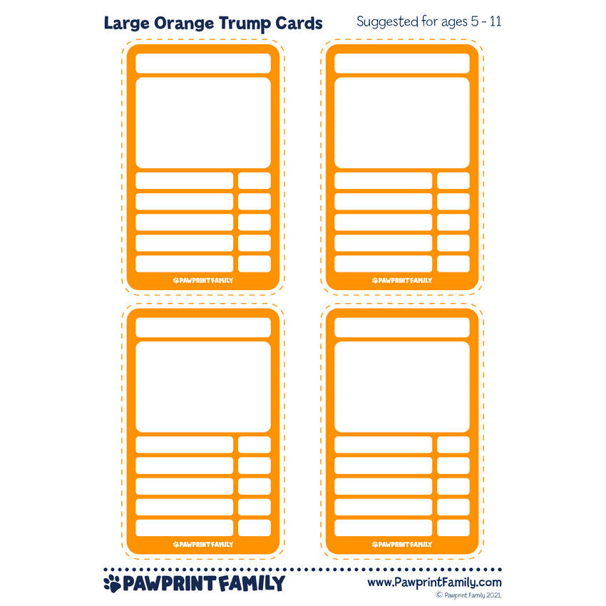 Trump Cards Template