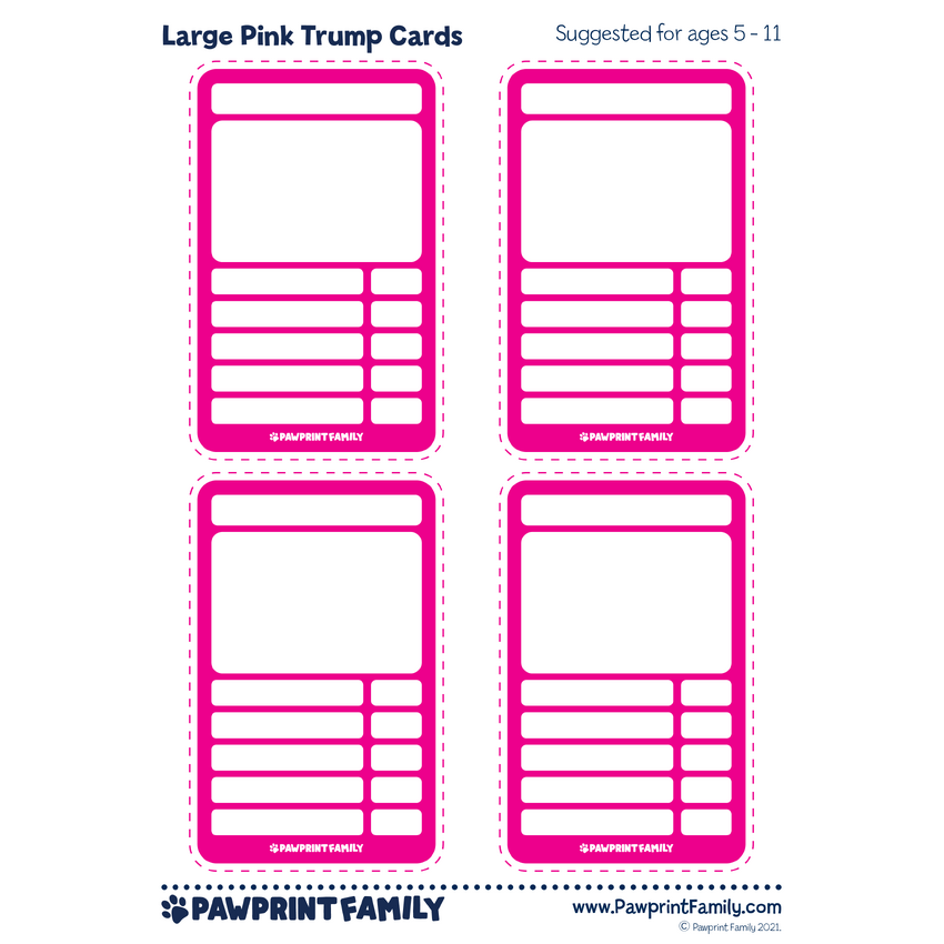 Trump Cards Template