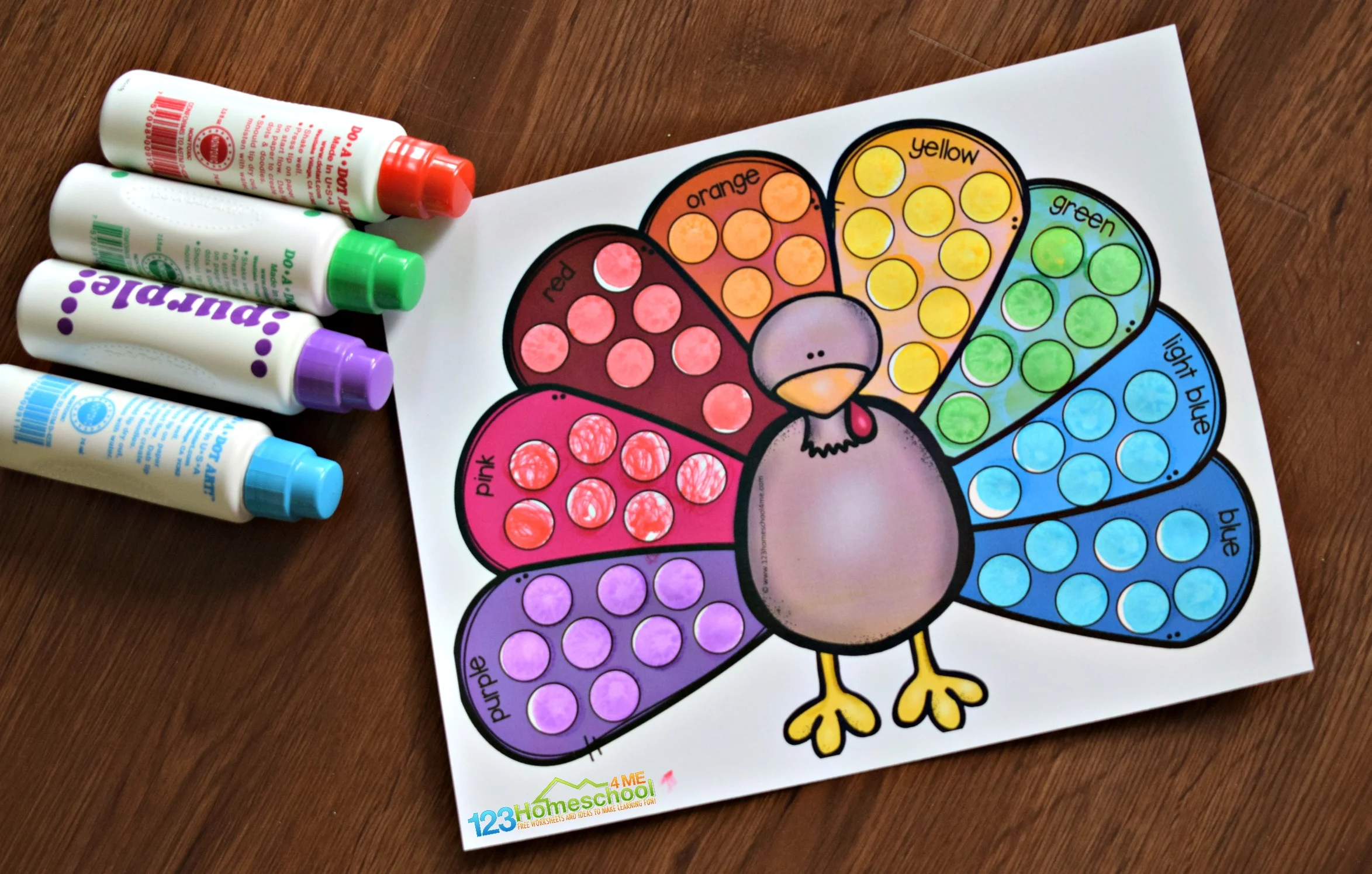 Turkey Colour Matching Game Turkey Colour Matching Game