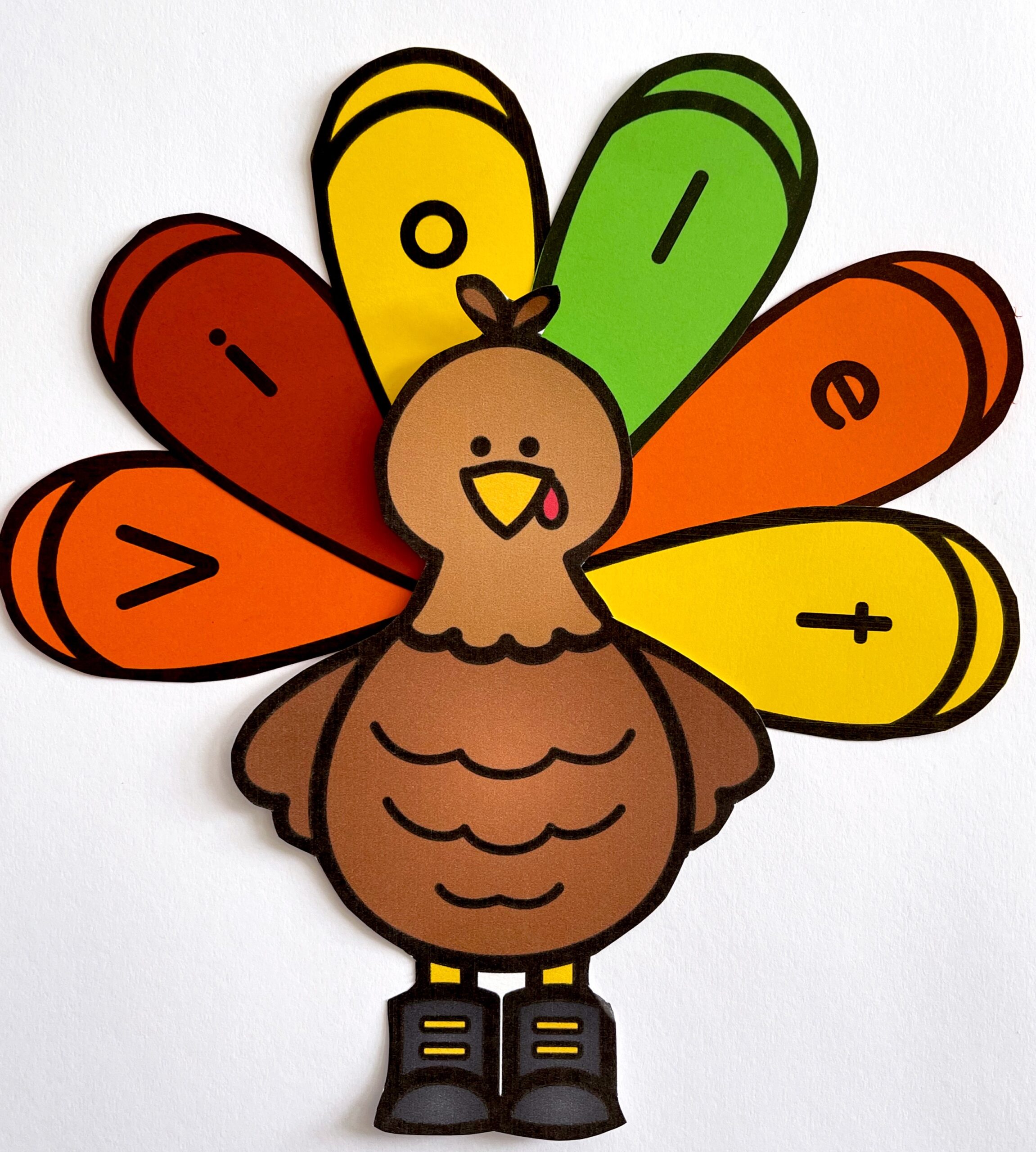 free printable turkey name tags