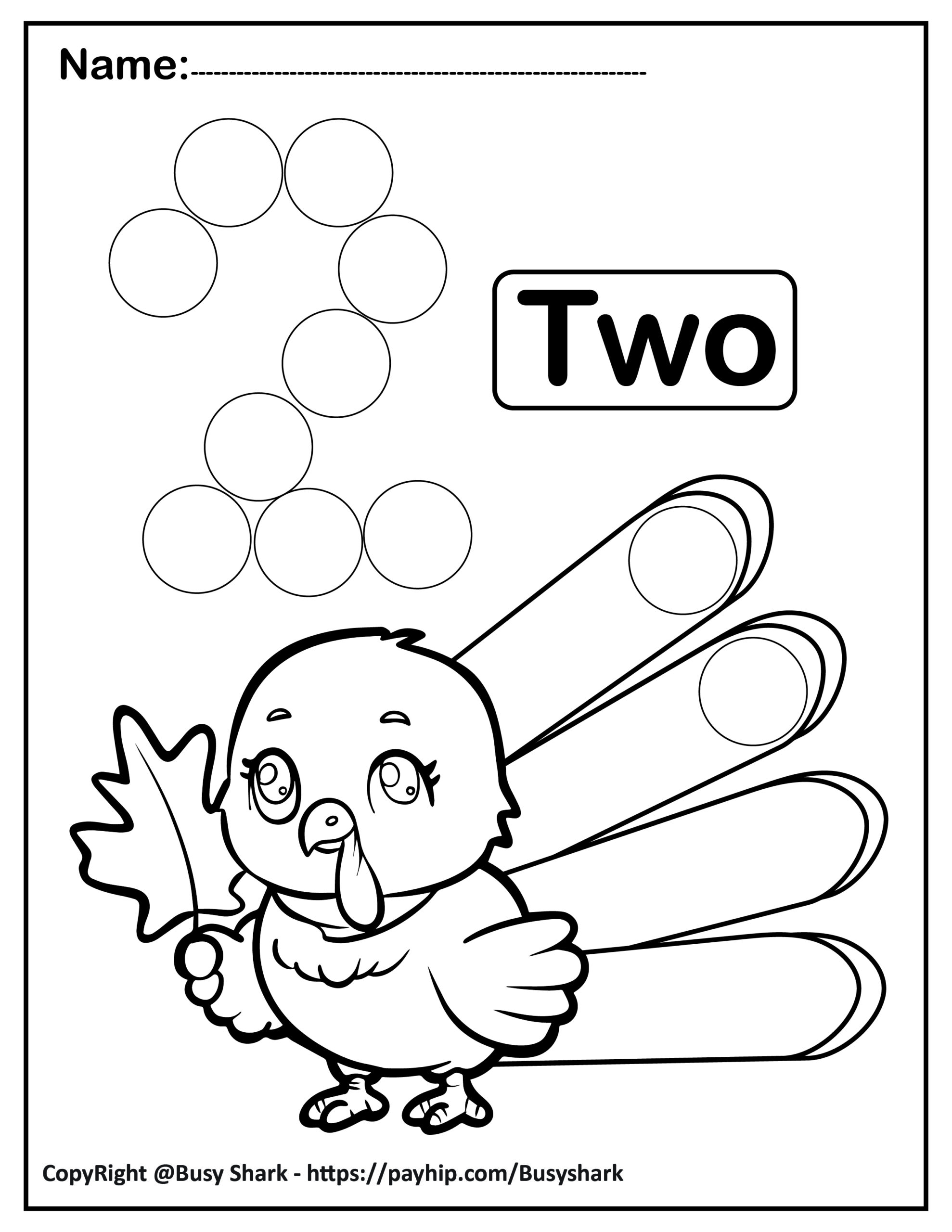 Turkey Numbers Dot Markers Fall Turkey Numbers Dot Markers Fall