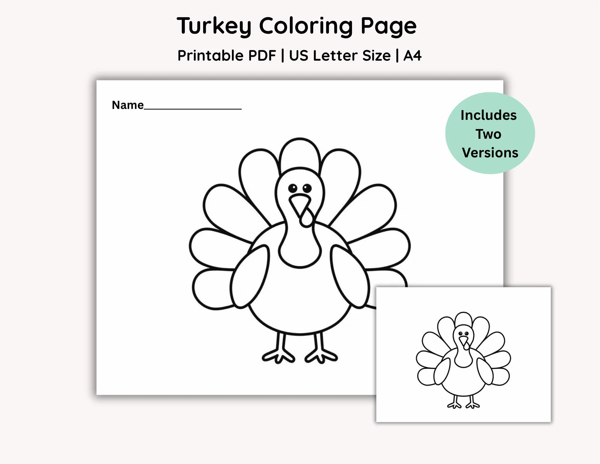 free printable turkey outline printable