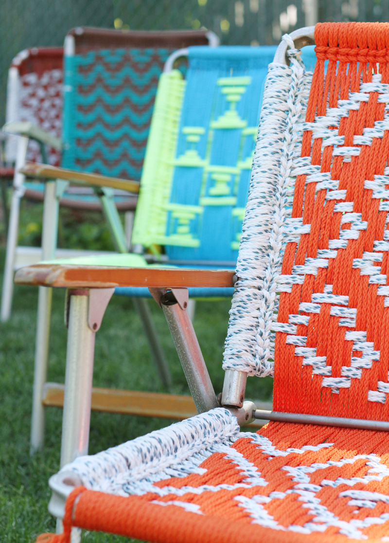 Tutorial Macrame Lawn Chair 2