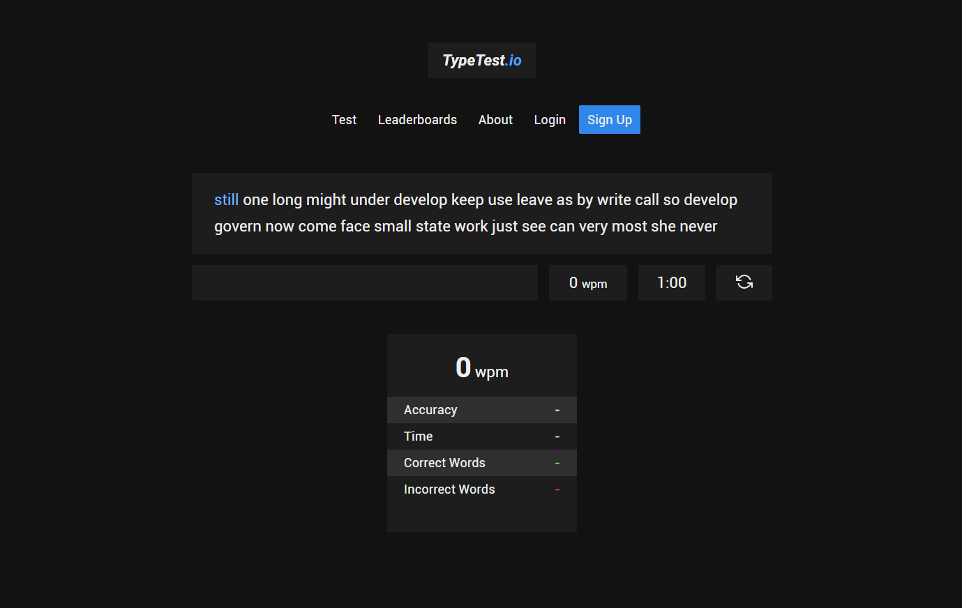 Typetestio A New Typing Test Website Ive Been