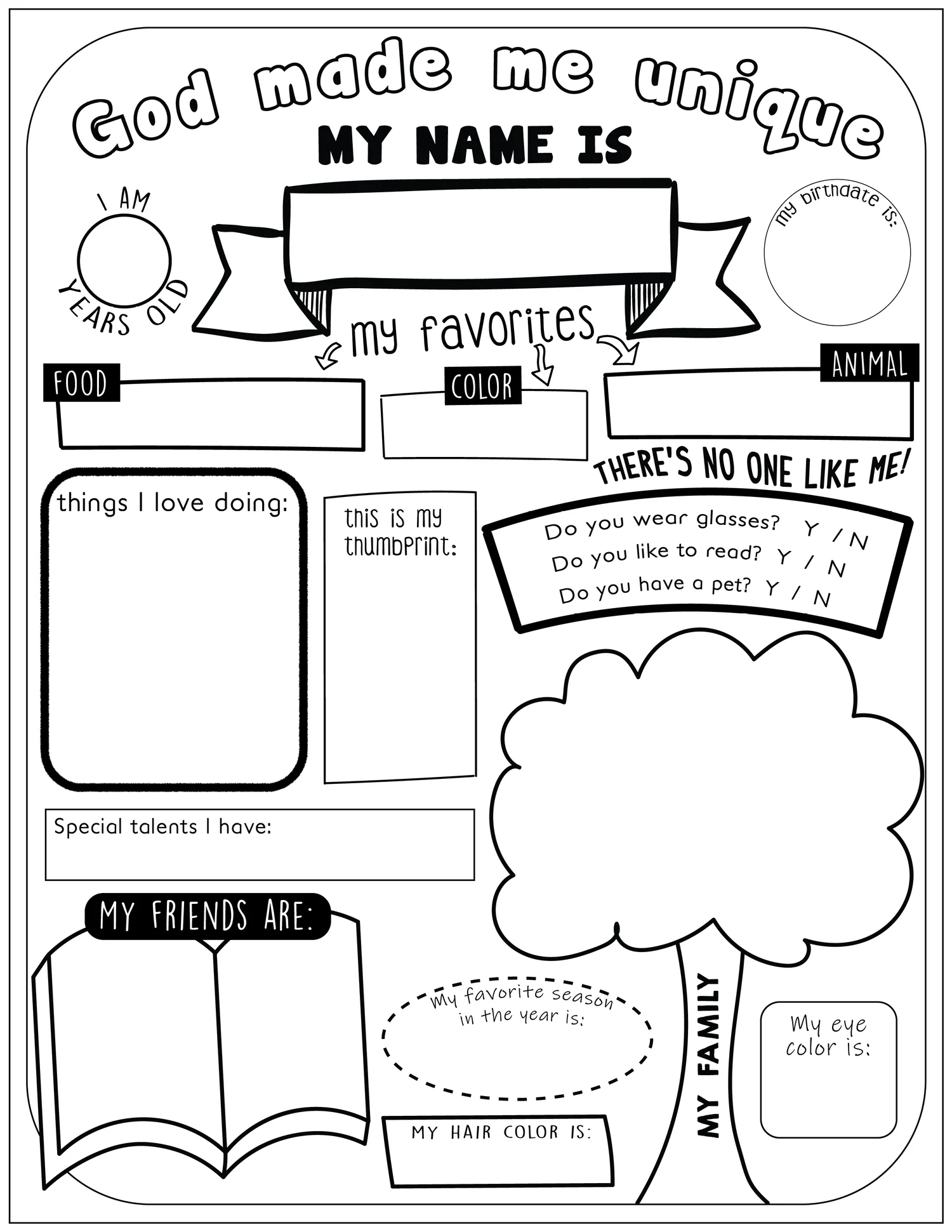 Unique Bible Study For Kids Printable