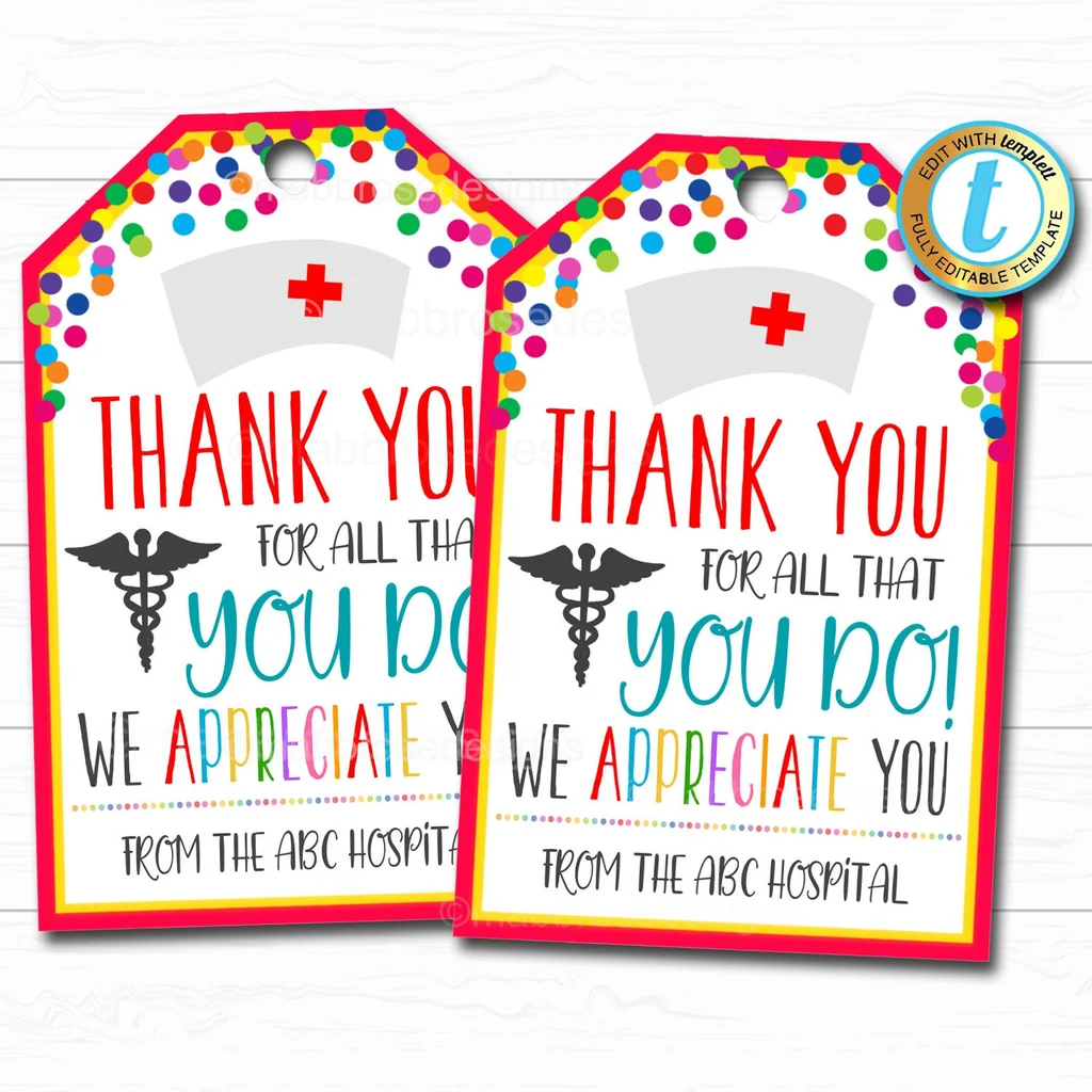 Unique Nurse Appreciation Gift Tag Ideas